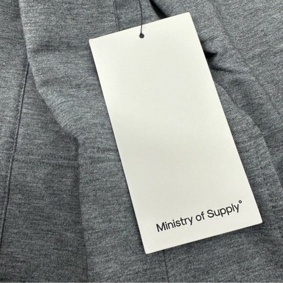 Ministry of Supply | Fusion Classic Grey Heather Terry Cardigan | XXS New - Picture 12 of 14